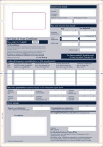 Self-Seal P60 Mailer for 2025-26 Tax Year